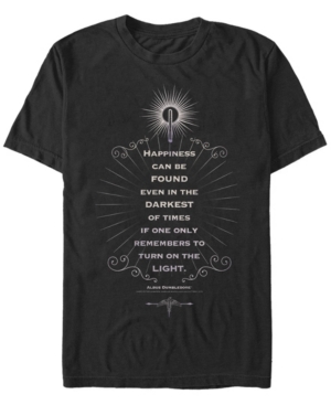 Fifth Sun Men's There Is Happiness Short Sleeve Crew T-shirt In Black