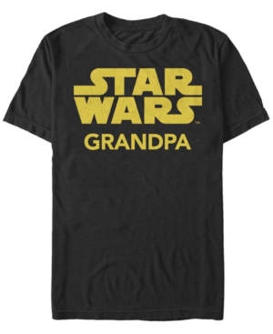 Fifth Sun Men's Star Wars Grandpa Short Sleeve Crew T-shirt In Black