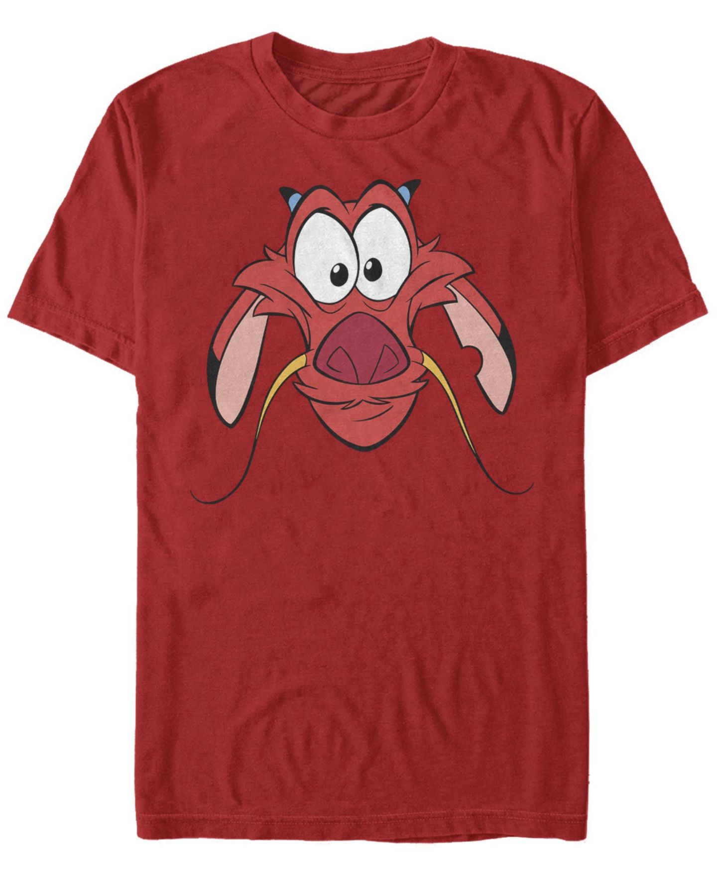 Мужская футболка Fifth Sun Big Face Mushu Short Sleeve Crew, цвет: Красный — фото 1