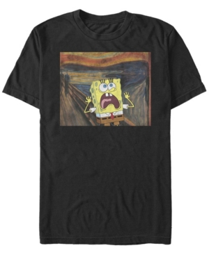 Fifth Sun Men's Sponge Scream Short Sleeve Crew T-shirt In Black