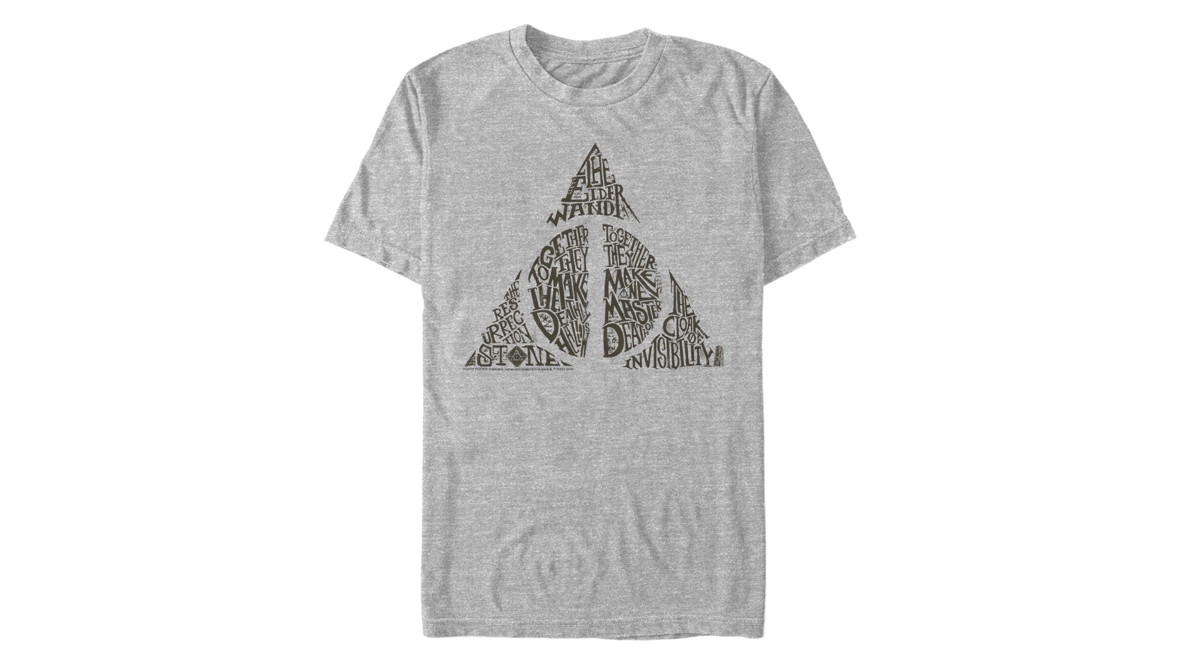Fifth Sun Men's Deathly Hallows Short Sleeve Crew T-shirt