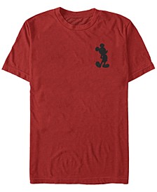 Men's Mickey Silhouette Short Sleeve Crew T-shirt