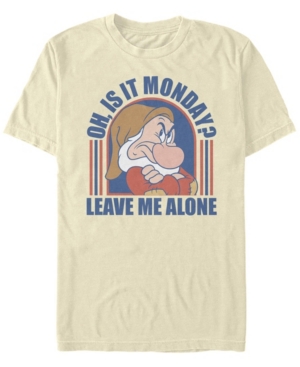 Fifth Sun Men's Grumpy Monday Short Sleeve Crew T-shirt In Natural