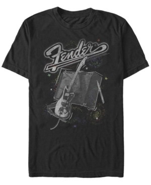 Fifth Sun Men's Space Fender Short Sleeve Crew T-shirt In Black