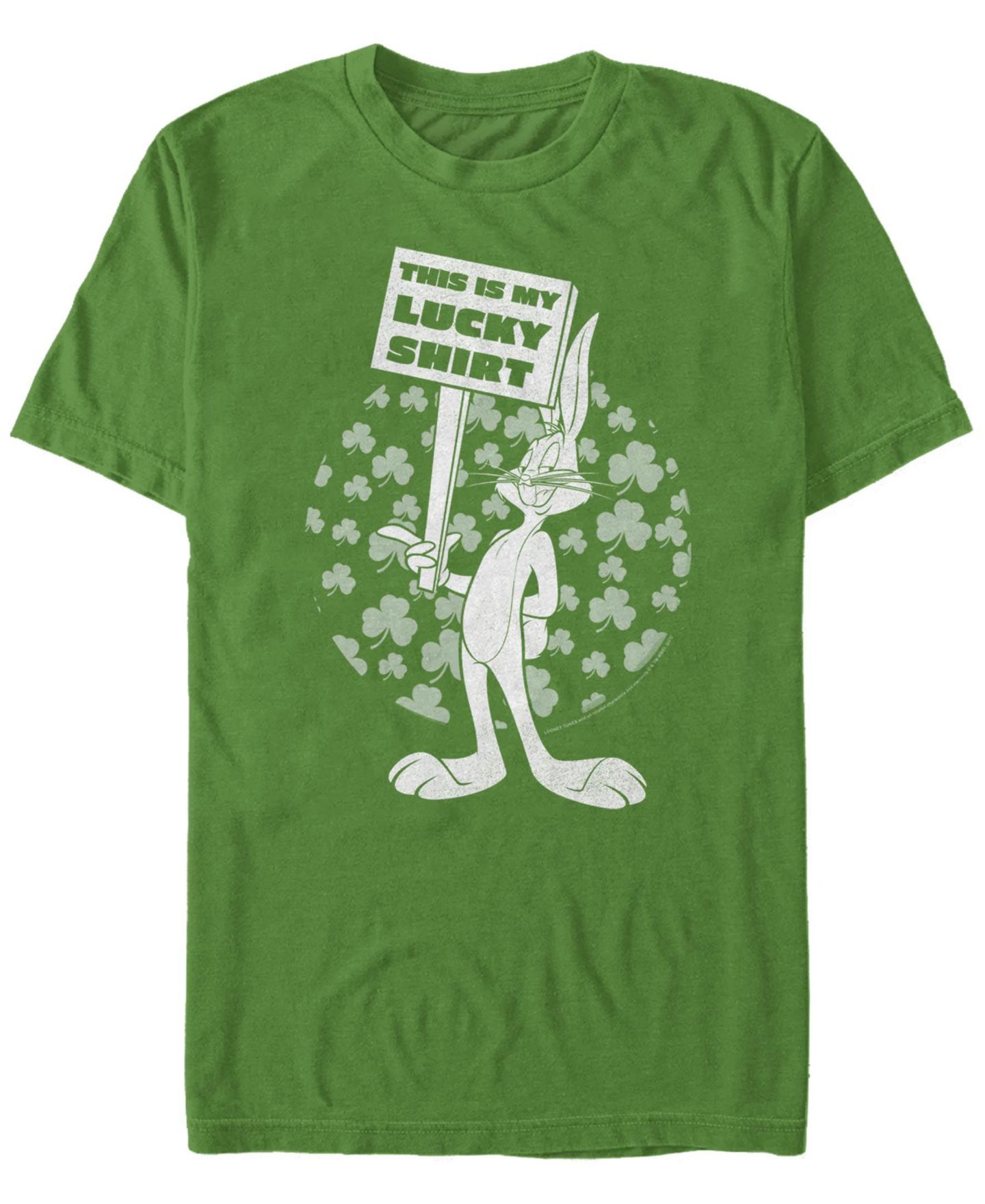 Мужская футболка Fifth Sun Lucky Bunny Short Sleeve Crew, цвет: Kelly — фото 1