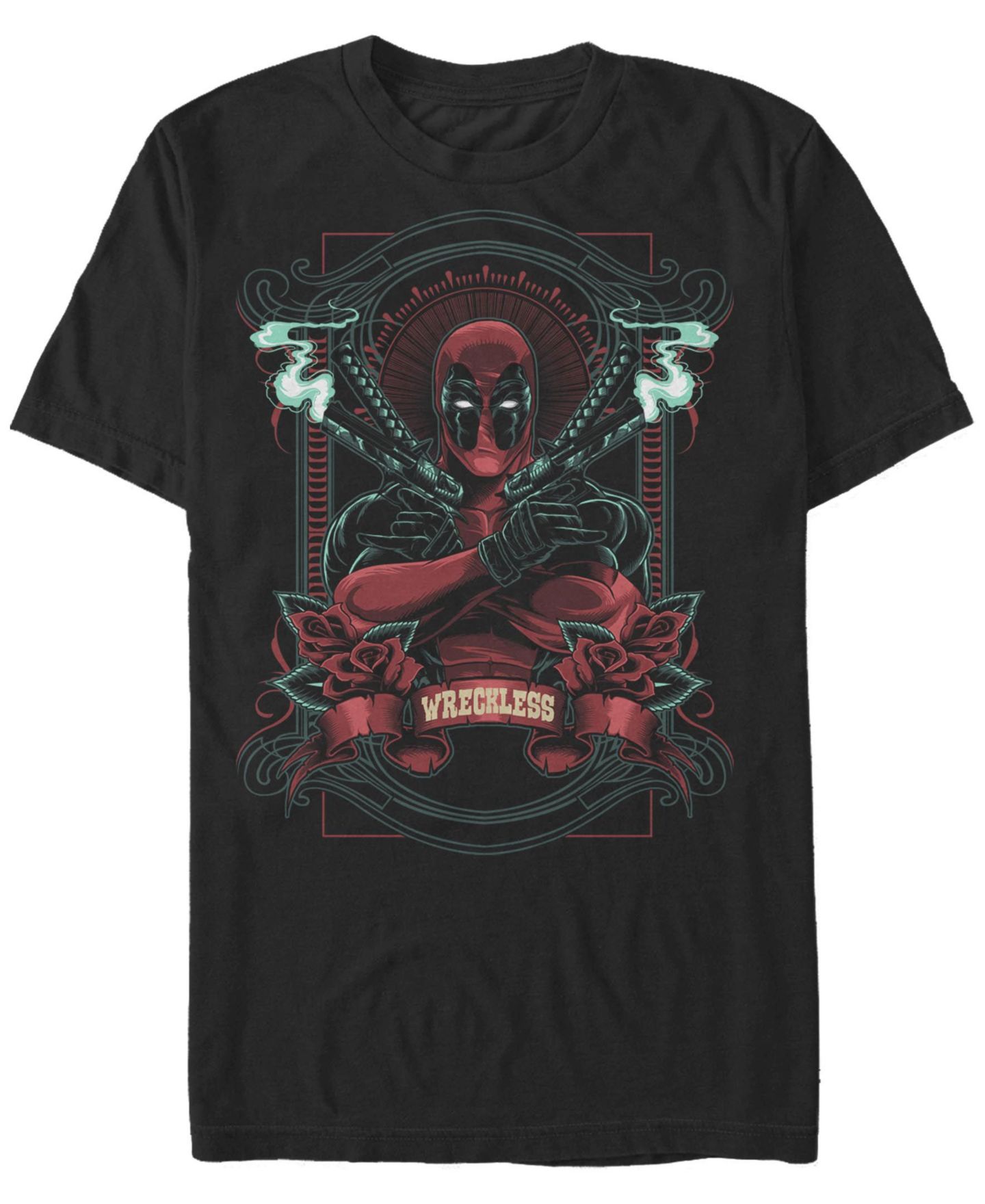Мужская футболка Fifth Sun Wreckless Short Sleeve Crew, цвет: Чёрный — фото 1