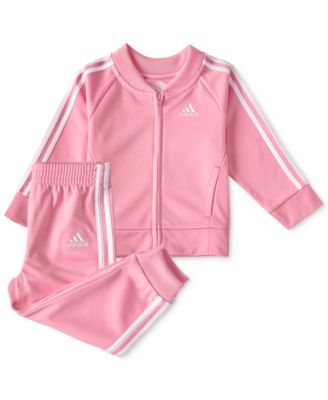 pink adidas tracksuit top