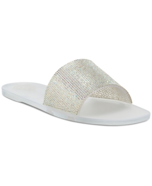 Vince Camuto Women's Jacquell Rhinestone Jelly Slide Sandals Women's Shoes