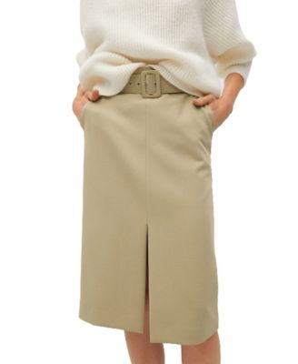 khaki skirt womens 0-60