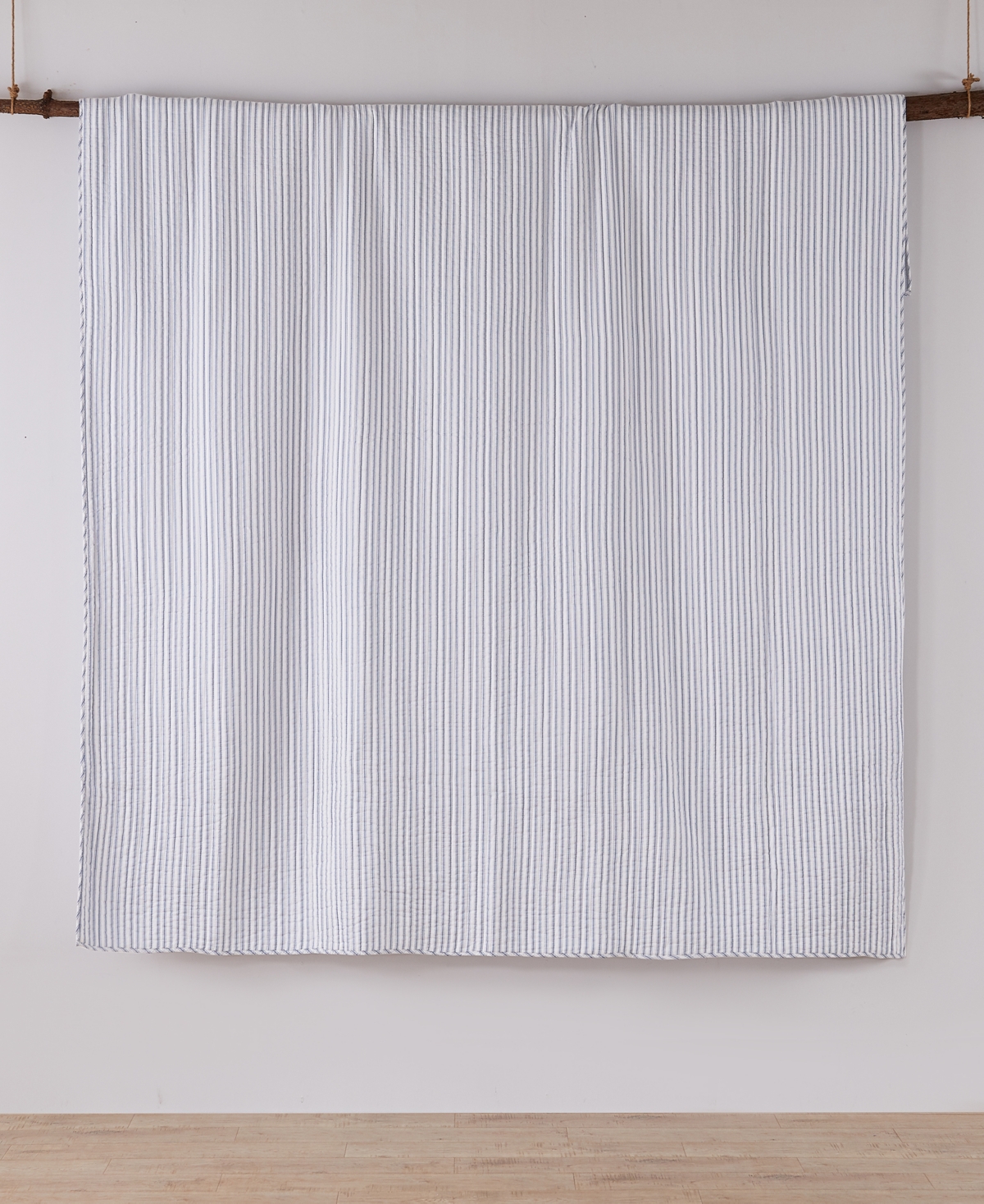 Levtex Tobago Stripe Reversible 3-pc. Quilt Set, Full/queen In Blue