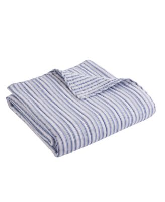 Tobago Stripe Reversible Quilted Throw, 50" x 60"
