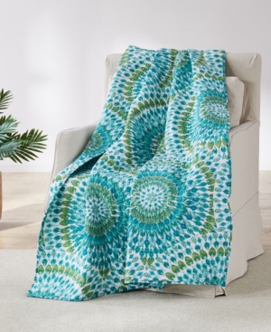 Levtex Mirage Quilted Throw In Teal