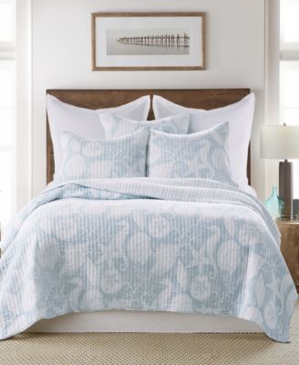Stillwater Coastal Shore 3-Pc. Quilt Set, King