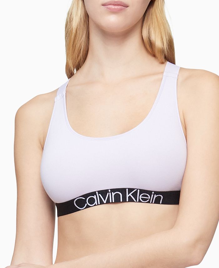 Calvin Klein Women's Reconsidered Comfort Unlined Bralette QF6576 - Macy's
