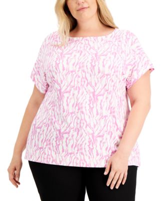 macys plus size t shirts