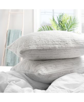 Clara Clark Shredded Memory Foam Pillow, Queen, Set of 2