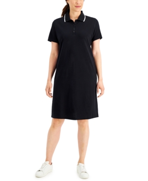 Karen Scott Petite Polo Shirt Dress Created for Macy's