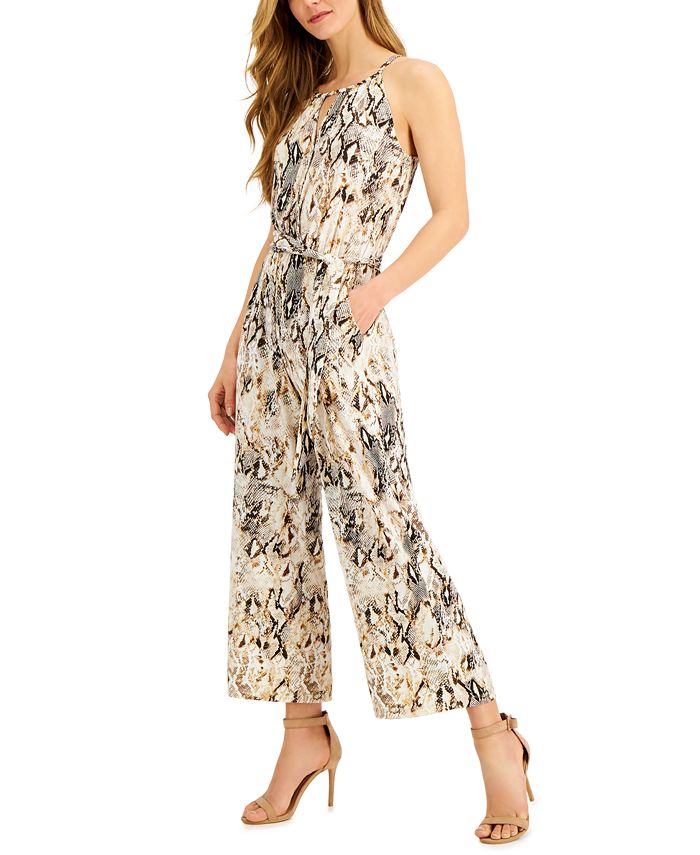 JPR Studio Printed Sleeveless Jumpsuit & Reviews - Pants & Capris - Women - Macy's
