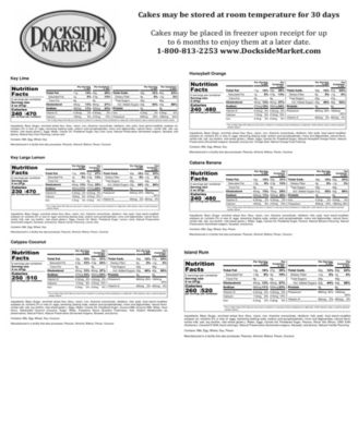 6 Pack Tropical Mini Bundt Cake Sampler