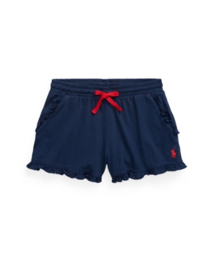 Big Girls Ruffled Jersey Shorts