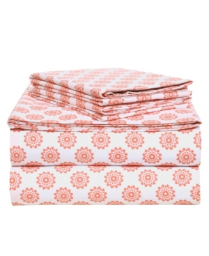 EnvioHome Mandalas Cotton 4-Piece Set Queen Bedding