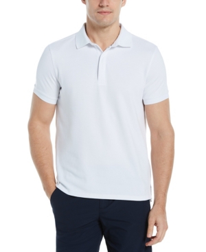 Men's Hidden Zip Polo Shirt