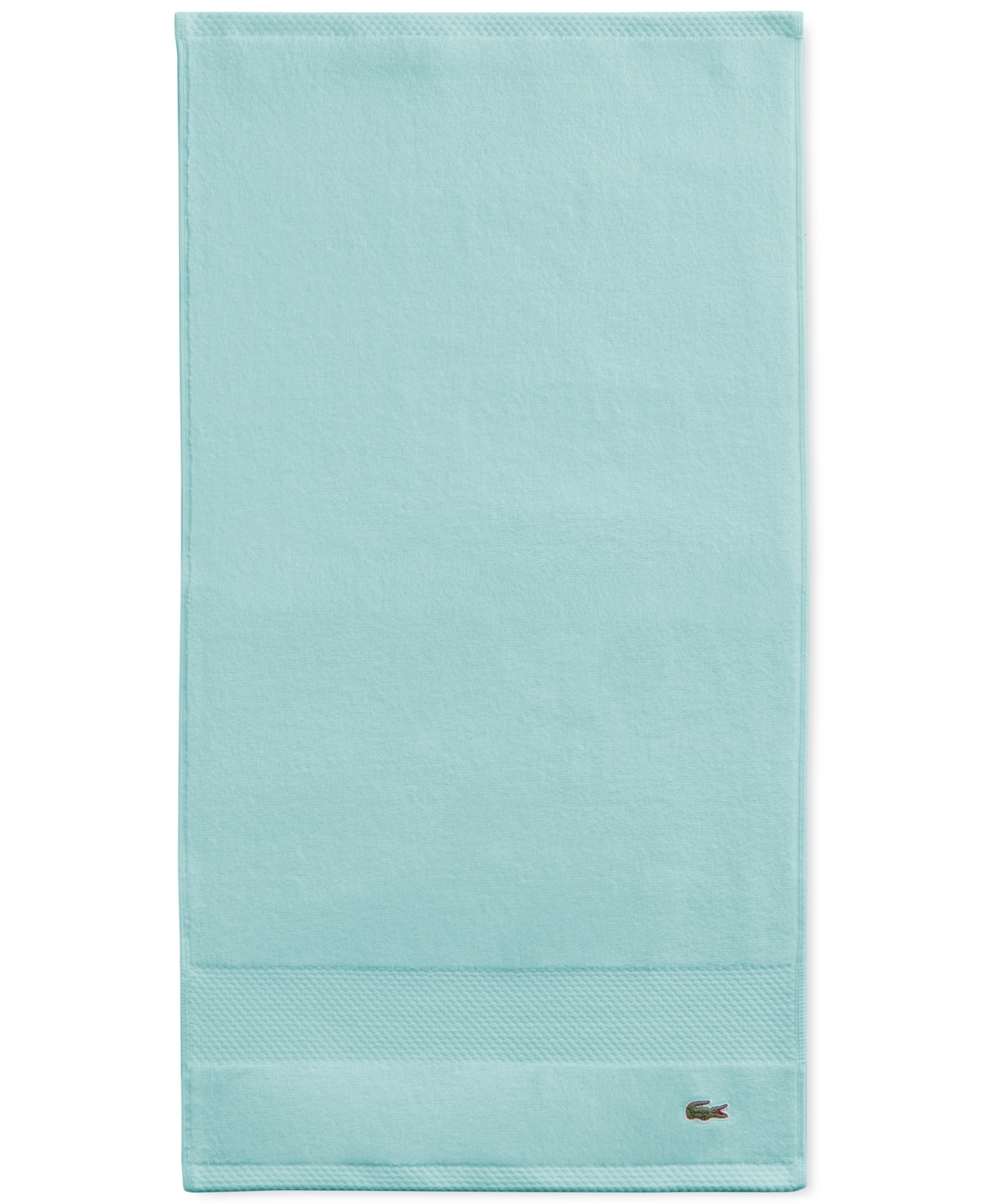 Lacoste Home Heritage Anti-microbial Supima Cotton Hand Towel, 16" X 30" In Mint