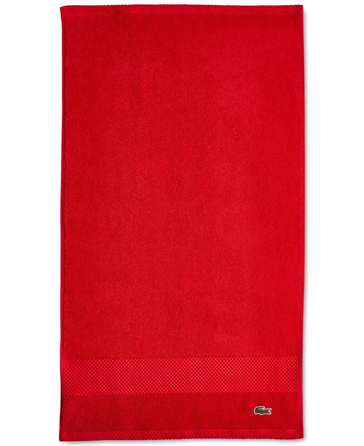 Lacoste Home Heritage Anti-microbial Supima Cotton Hand Towel, 16" X 30" In Formula