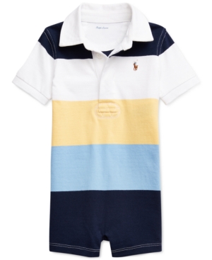 Ralph Lauren Baby Boys Striped Cotton Rugby Shortall