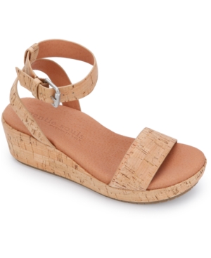 Gentle Souls By Kenneth Cole Women's Morrie Wedge Sandals Women's Shoes In Natural
