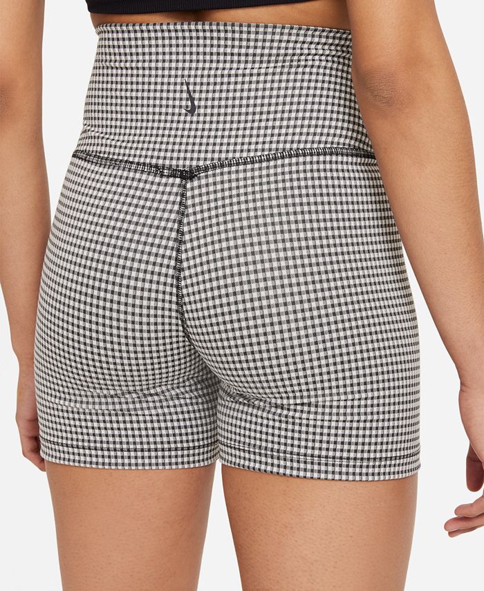 gingham nike shorts