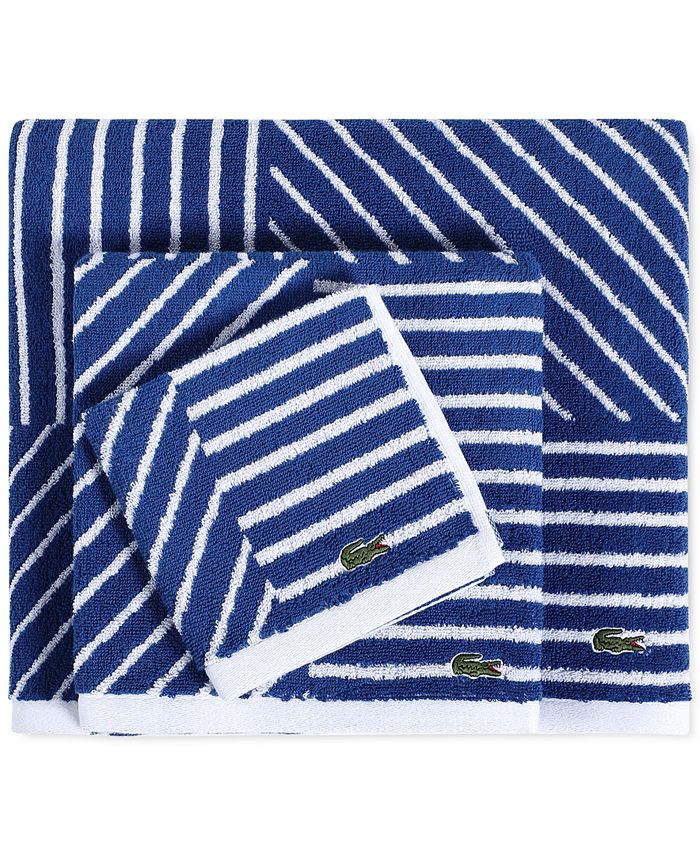 Lacoste Home Guethary Hand Towel, 16" x 30" & Reviews Home Macy's