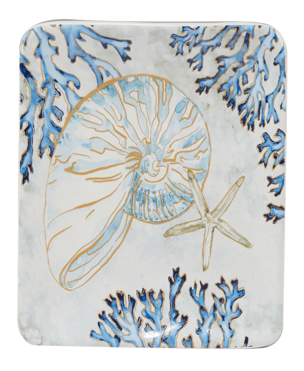 Playa Shells Set of 4 Canape Plates