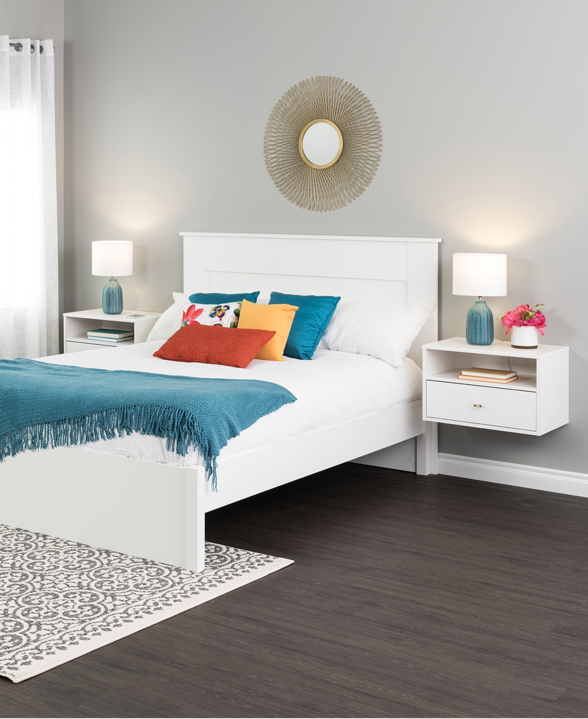 Prepac Floating Nightstand