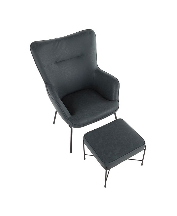 Lumisource Izzy Lounge Chair and Ottoman Set Macy's