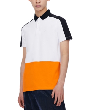 AX Armani Exchange Men's Slim-Fit Stretch Polo Shirt
