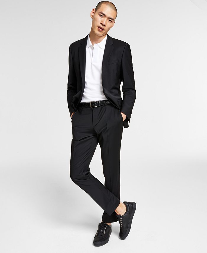 Leidingen flexibel adelaar Hugo Boss Men's Slim-Fit Superflex Stretch Solid Suit Separates & Reviews -  Suits & Tuxedos - Men - Macy's