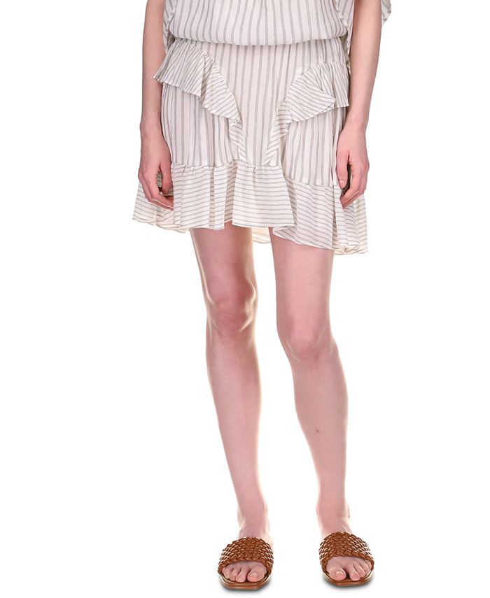 Michael kors ruffle skirt deals