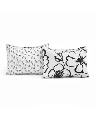 Scandinavian Floral 3 Piece Quilt Set, King