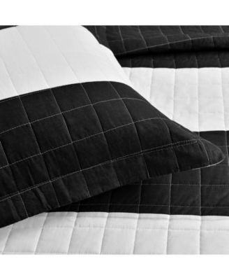 New Berlin Stripe 3 Piece Quilt Set, Full/Queen