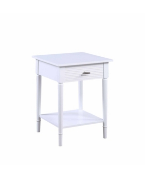 Amy 1 Drawer End Table with Shelf