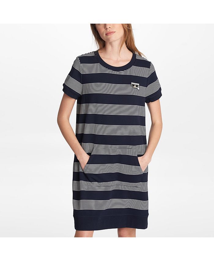 Karl Lagerfeld Paris Stripe Sweater Dress Macy s