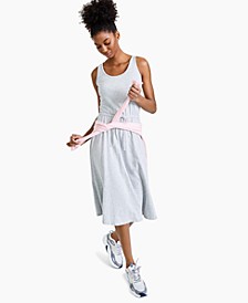 Drawstring-Waist Cotton Midi Dress, Created for Macy's
