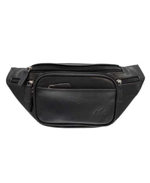 Мужская сумка Mancini Classic Waist, цвет: Чёрный