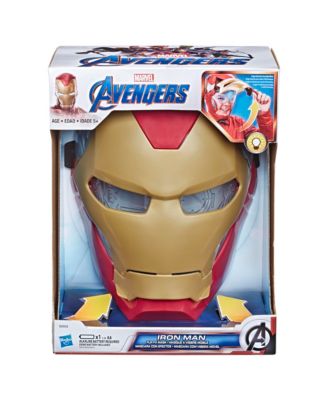 Marvel Avengers Iron Man Flip FX Mask with Flip-Activated Light Effects 