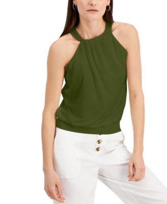 INC International Concepts - Gathered Halter Top