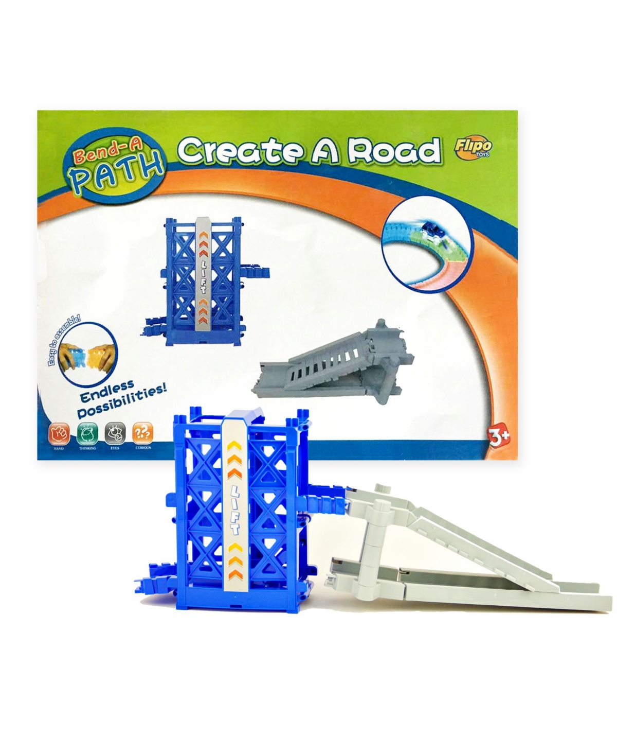 Shop Flipo Bend A Path Elevator And Ramp Accessory In Blue