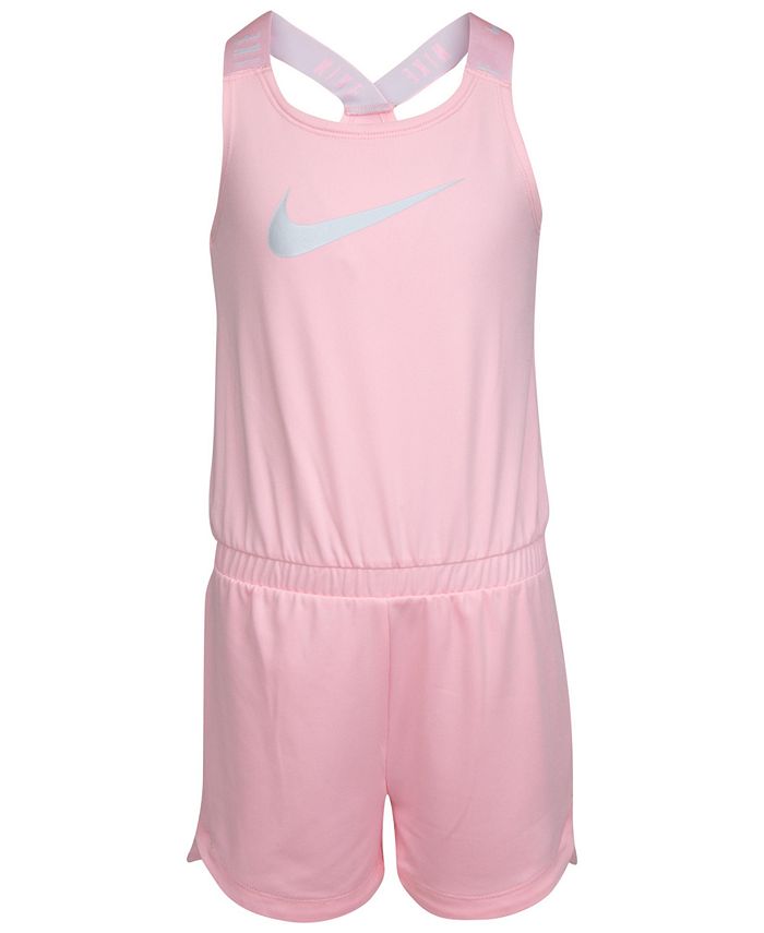 Nike Baby Girls Dri-FIT Metallic Sports Romper - Macy's