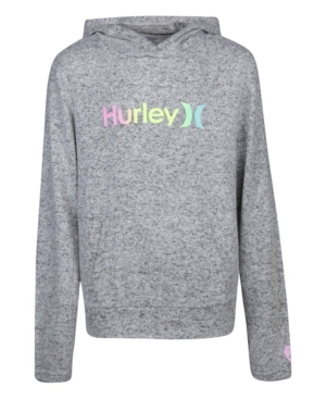 Hurley Big Girls Soft Hacci Knit Pullover Sweatshirt