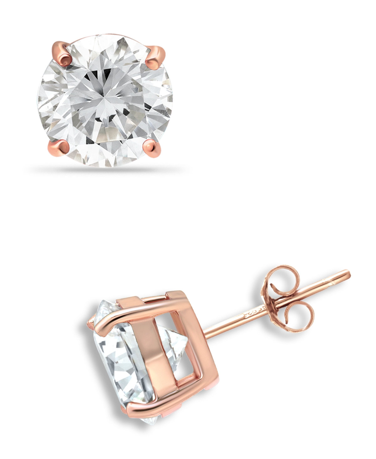 Giani Bernini 18k Gold over Sterling Silver Earrings, Cubic Zirconia (4 ct. t.w.)